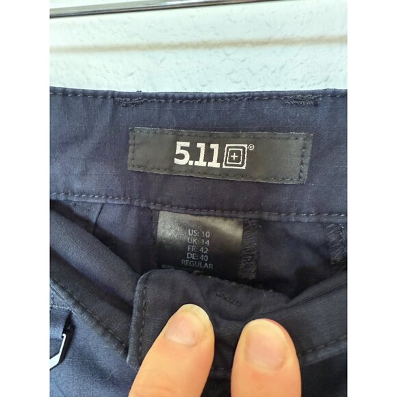 5.11 Tactile Women's TACLITE Pro Ripstop Pant Bundle of 2 Navy Size 10 - Picture 6 of 7